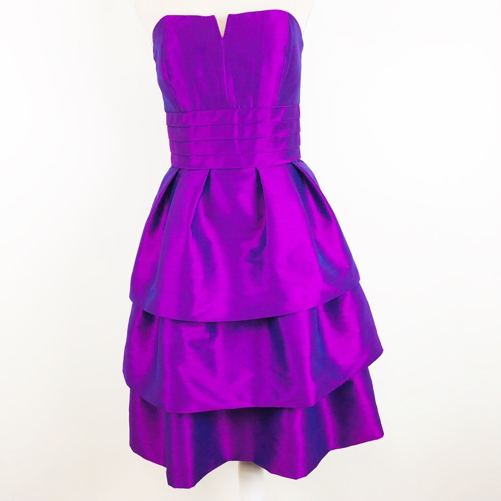 Alfred Sung Short Tiered Bridesmaid Dress  SZ 6